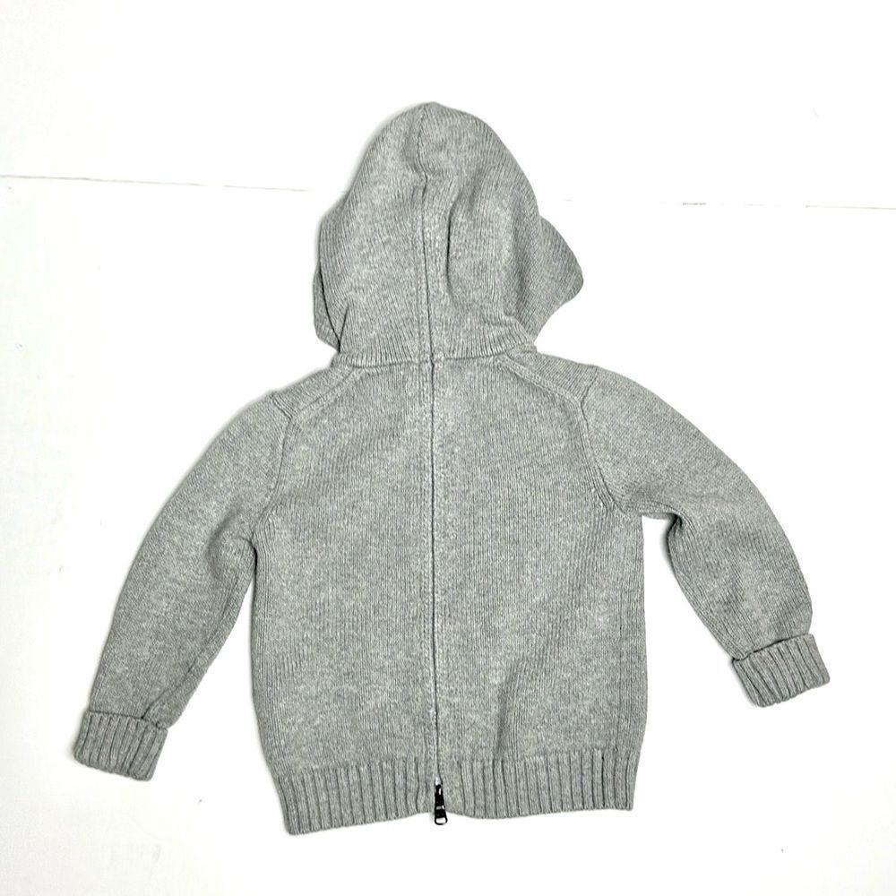 Ralph Lauren Polo Bear Baby Sweater
With Hood Gray Cotton Back Zipper 18 month - Picture 5 of 9